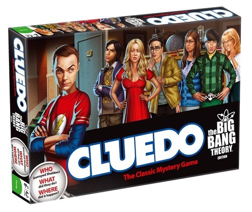 okładka Cluedo The Big Bang Theory wersja angielska książka
