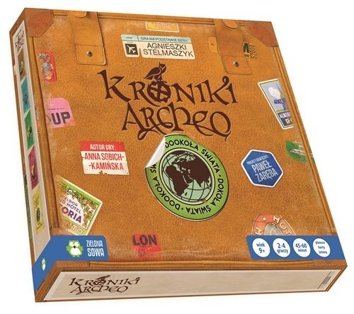 okładka Kroniki Archeo Dookoła świata Gra książka | Anna Sobich-Kamińska