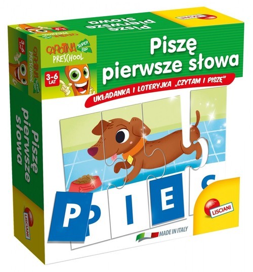 okładka Carotina Piszę pierwsze słowa książka