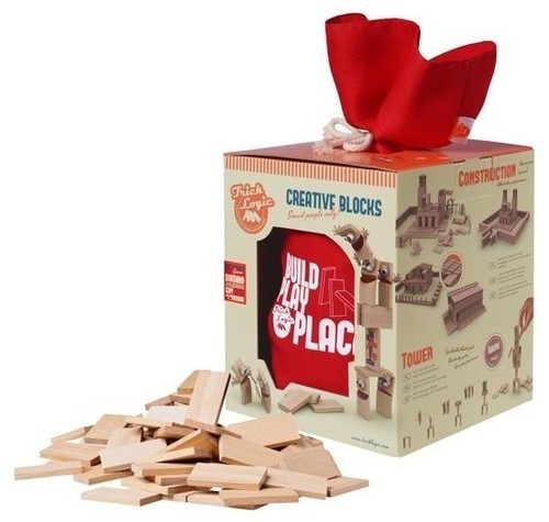 okładka Trick Logic Kreatywne płytki Zestaw startowy 211 elementów książka