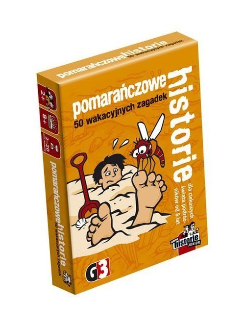 okładka Pomarańczowe historie 50 wakacyjnych zagadek książka