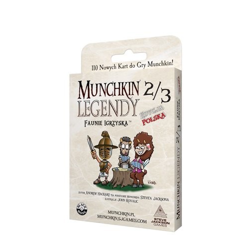 okładka Munchkin Legendy 2/3 Faunie Igrzyska książka | Jackson Steve