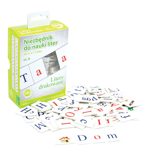 okładka Niezbędnik do nauki liter cz. II litery drukowane książka