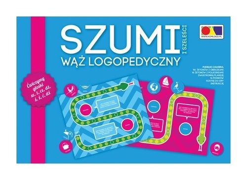 okładka Szumi i szeleści wąż logopedyczny książka