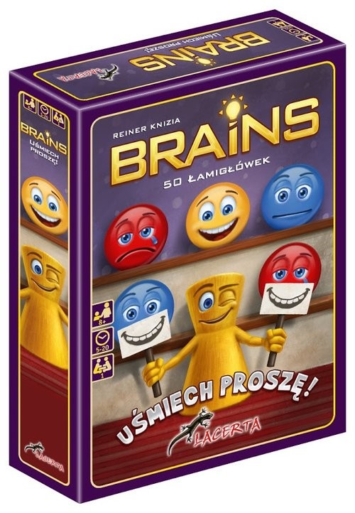 okładka Brains Uśmiech proszę! książka | Reiner Knizia