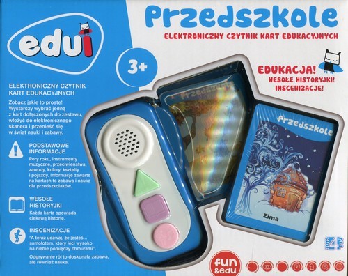 okładka Edui Elektroniczny czytnik kart edukacyjnych Przedszkole książka