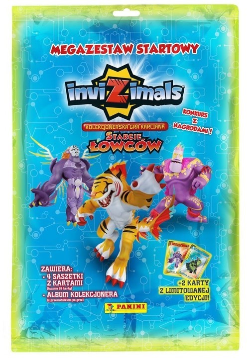 okładka Invizimals Starcie Łowców Megazestaw Startowy książka