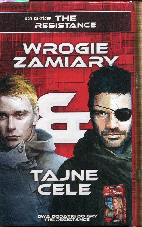 okładka The Resistance Wrogie Zamiary Tajne cele książka | Eskridge Don