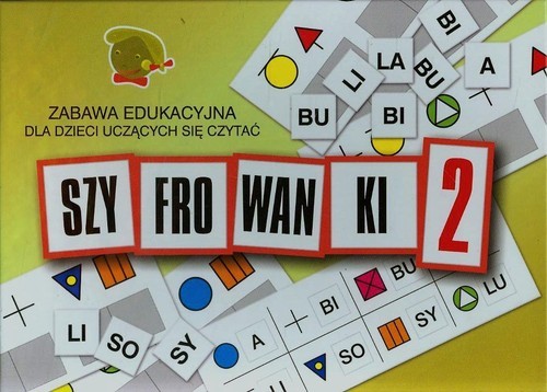 okładka Szyfrowanki 2 Zabawa edukacyjna dla dzieci uczących się czytać książka