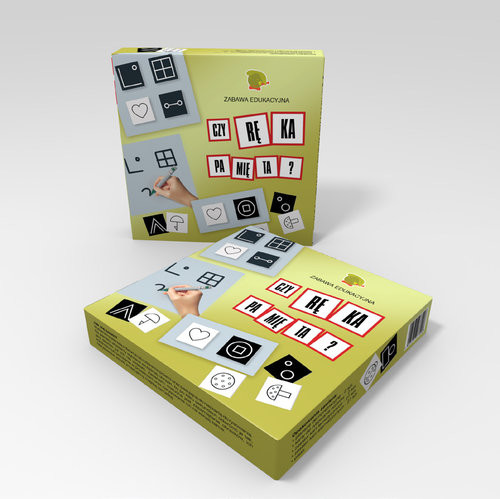 okładka Czy ręka pamięta Zabawa edukacyjna książka | Izabela Spychał