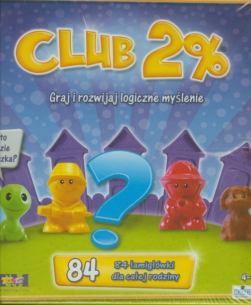 okładka Club 2% Graj i rozwijaj logiczne myślenie książka