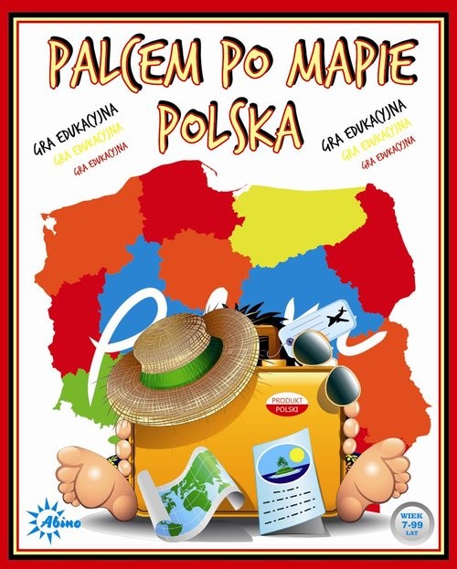 okładka Palcem po mapie Polska książka