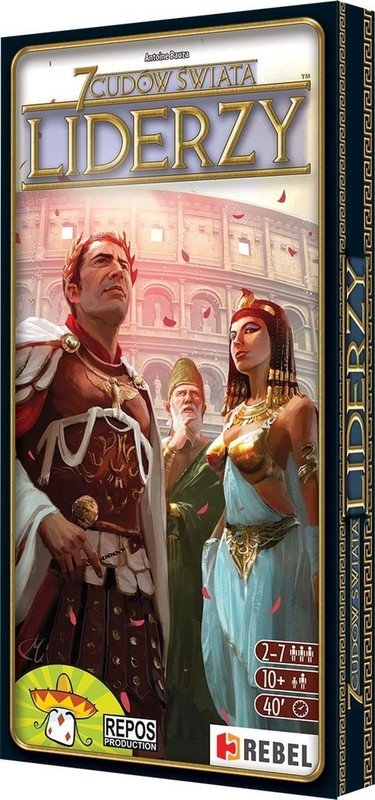 okładka 7 Cudów Świata Liderzy rozszerzenie książka | Antoine Bauza