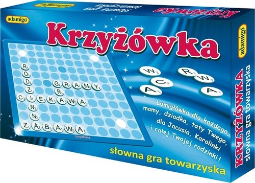 okładka Krzyżówka Gra edukacyjna książka