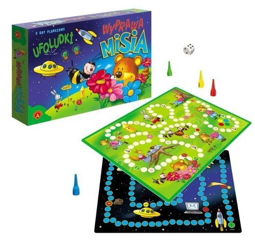 okładka Wyprawa misia / Ufoludki 2 gry planszowe książka