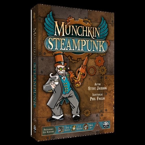 okładka Munchkin Steampunk książka | Jackson Steve