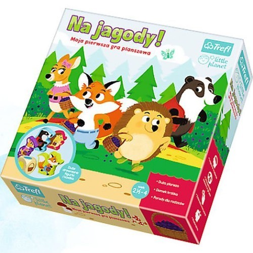 okładka Na jagody Moja pierwsza gra planszowa książka