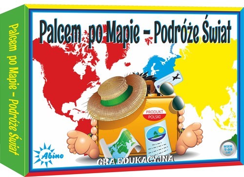 okładka Palcem po mapie Podróże Świat książka