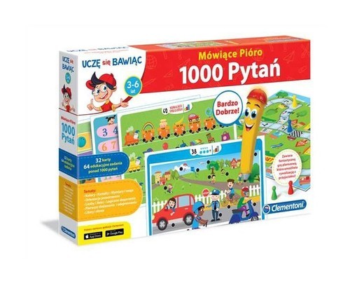 okładka Mówiące pióro 1000 pytań książka