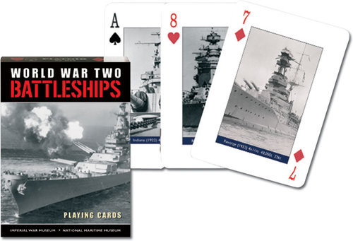 okładka Karty do gry Piatnik 1 talia Okręty wojenne książka