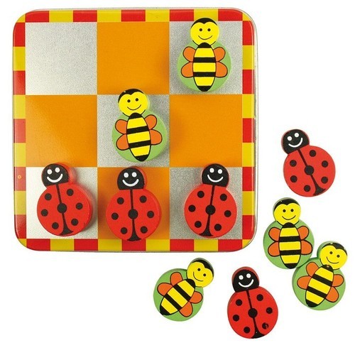 okładka Kółko i krzyżyk magnetyczne pszczółki i biedronki książka