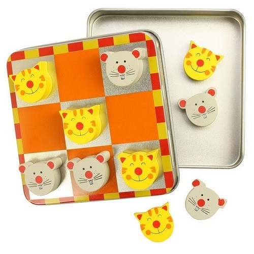 okładka Kółko i krzyżyk magnetyczne kot i mysz książka