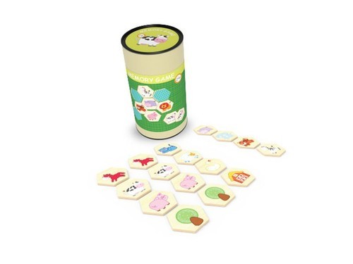 okładka Gra Memory Zwierzęta w tubie książka