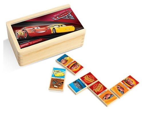 okładka Domino drewniane Auta 3 książka