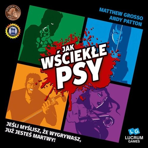 okładka Jak wściekłe psy książka | Matthew Grosso, Andy Patton