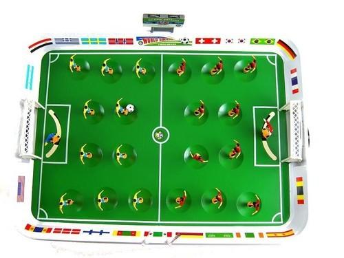 okładka Gra piłkarzyki na sprężynkach football duże boisko książka