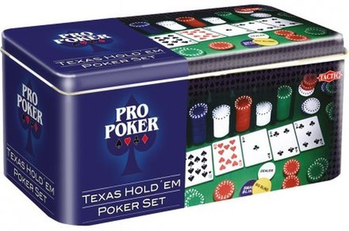 okładka Pro Poker Texas Hold'em w puszce książka