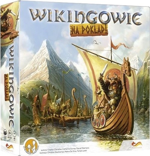 okładka Wikingowie na pokład Gra planszowa książka