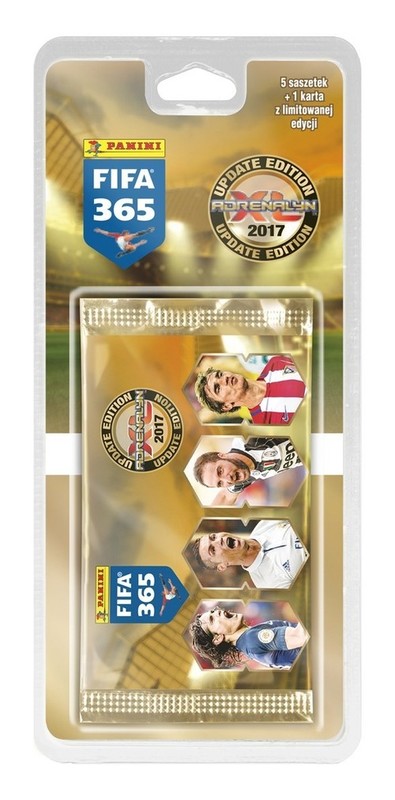 okładka Adrenalyn XL FIFA 365 2017 blister 5+1 książka