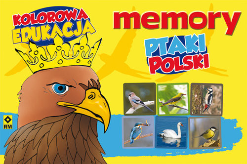 okładka Ptaki Polski Memory Kolorowa Edukacja książka | Krystyna Jędrzejewska-Szmek, Michał Kryciński