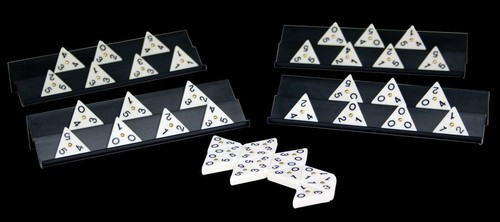 okładka Triominos Compact 16 czarny książka