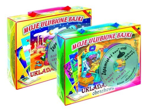 okładka Układanka obrazkowa z płytą książka