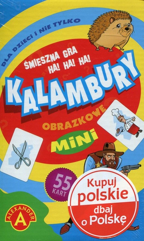okładka Kalambury obrazkowe Mini książka