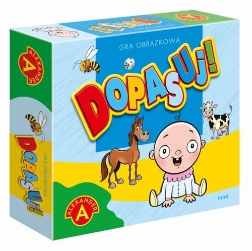 okładka Dopasuj mini Gra obrazkowa książka