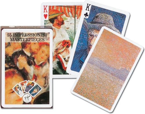 okładka Karty do gry Piatnik 1 talia Impresjoniści książka