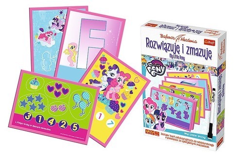 okładka Rozwiązuję i zmazuję My Little Pony książka