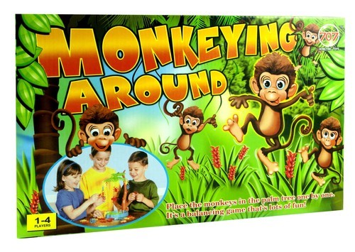 okładka Małpie Figle Gra zręcznościowa książka