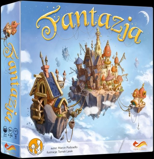 okładka Fantazja Gra planszowa książka | Podsiadło Marcin