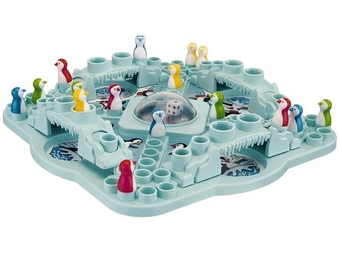 okładka Wyścigi pingwinów Gra planszowa książka