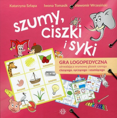 okładka Szumy, ciszki i syki Gra logopedyczna książka | Katarzyna Szłapa, Iwona Tomasik, S Wrzesiński