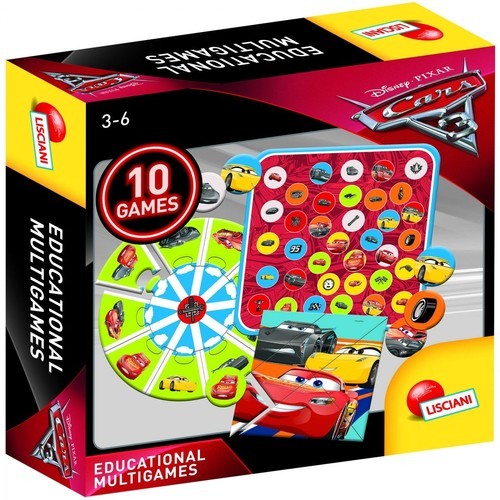 okładka Cars 3 Educational Multigames książka