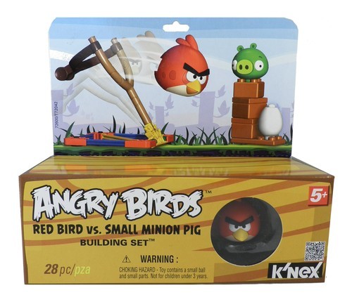 okładka Angry Birds Bulding set Red Bird vs Small Minion Pig książka