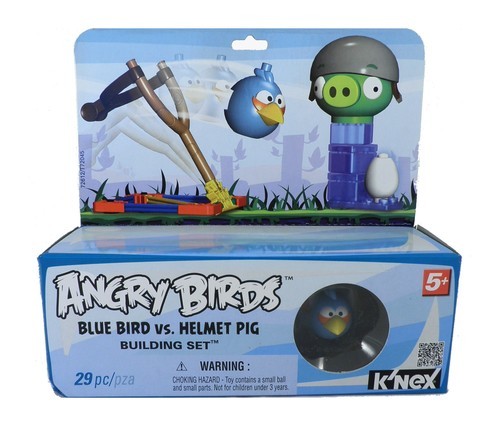 okładka Angry Birds Bulding set Blue Bird vs Helmet Pig książka