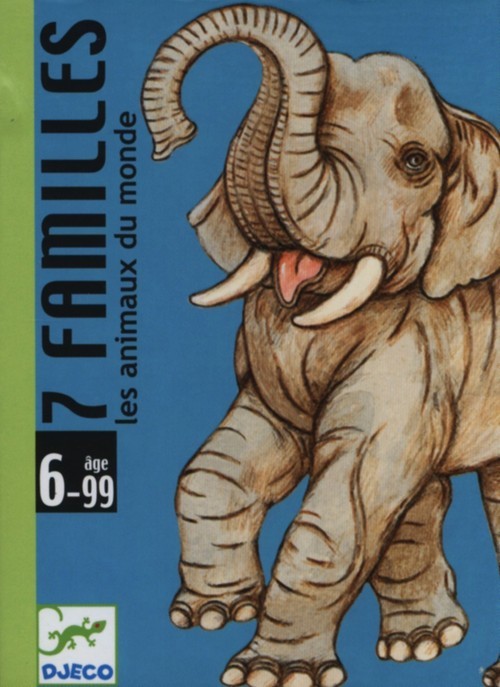 okładka Gra karciana 7 rodzin zwierząt książka