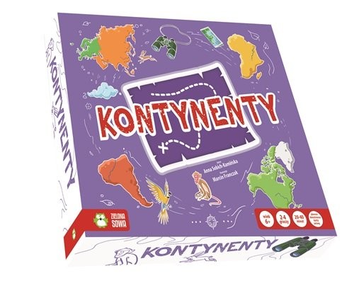 okładka Podstawa to zabawa Kontynenty książka | Szumska Katarzyna