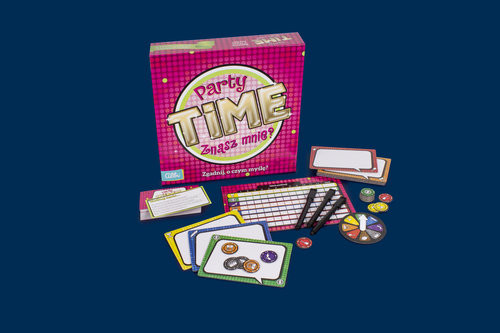 okładka Party Time Znasz mnie? Zgadnij, o czym myślę? książka
